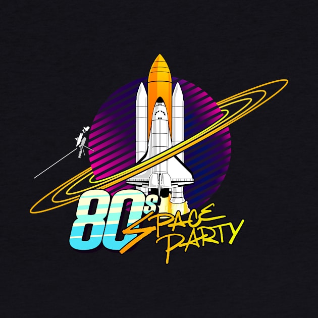 80 Space Party - Alt by CosmoQuestX